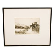 Loch Katrine Etching By Jackson Simpson