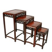 Nest Of Four Chinese Rosewood Tables