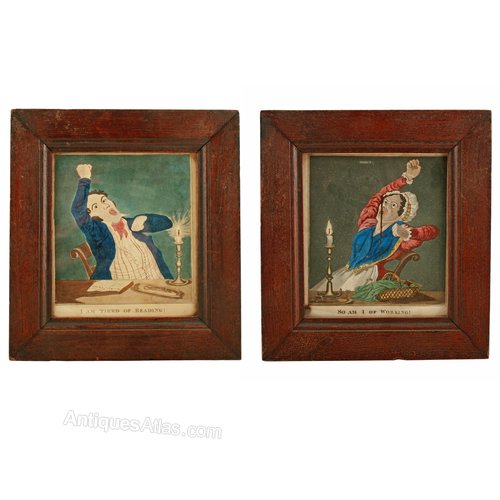 Antiques Atlas - Pair Of 19th Century Coloured Prints