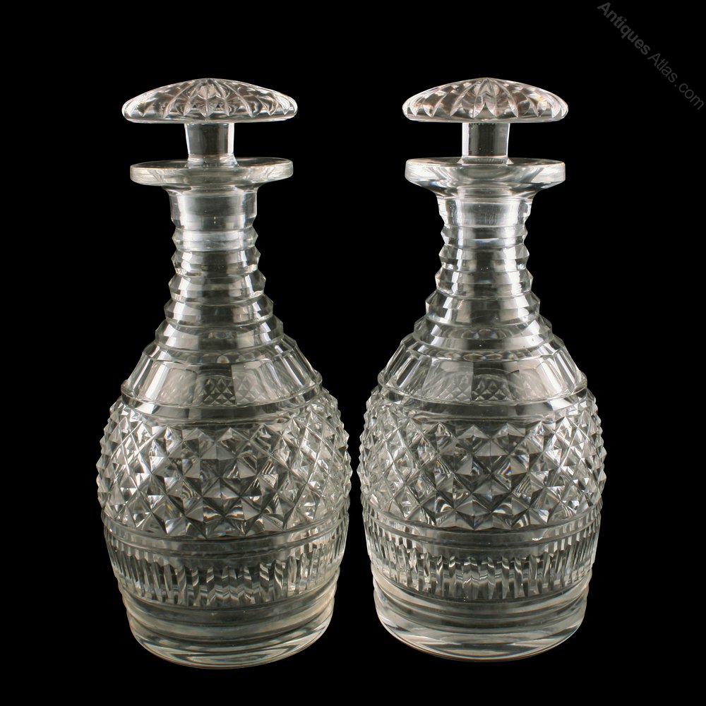 Antiques Atlas Pair Of Cut Glass Decanters