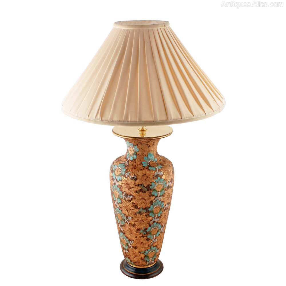 Antiques Atlas Pair Of Royal Doulton Vase Lamps