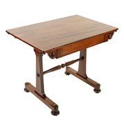 Regency Mahogany Library Table