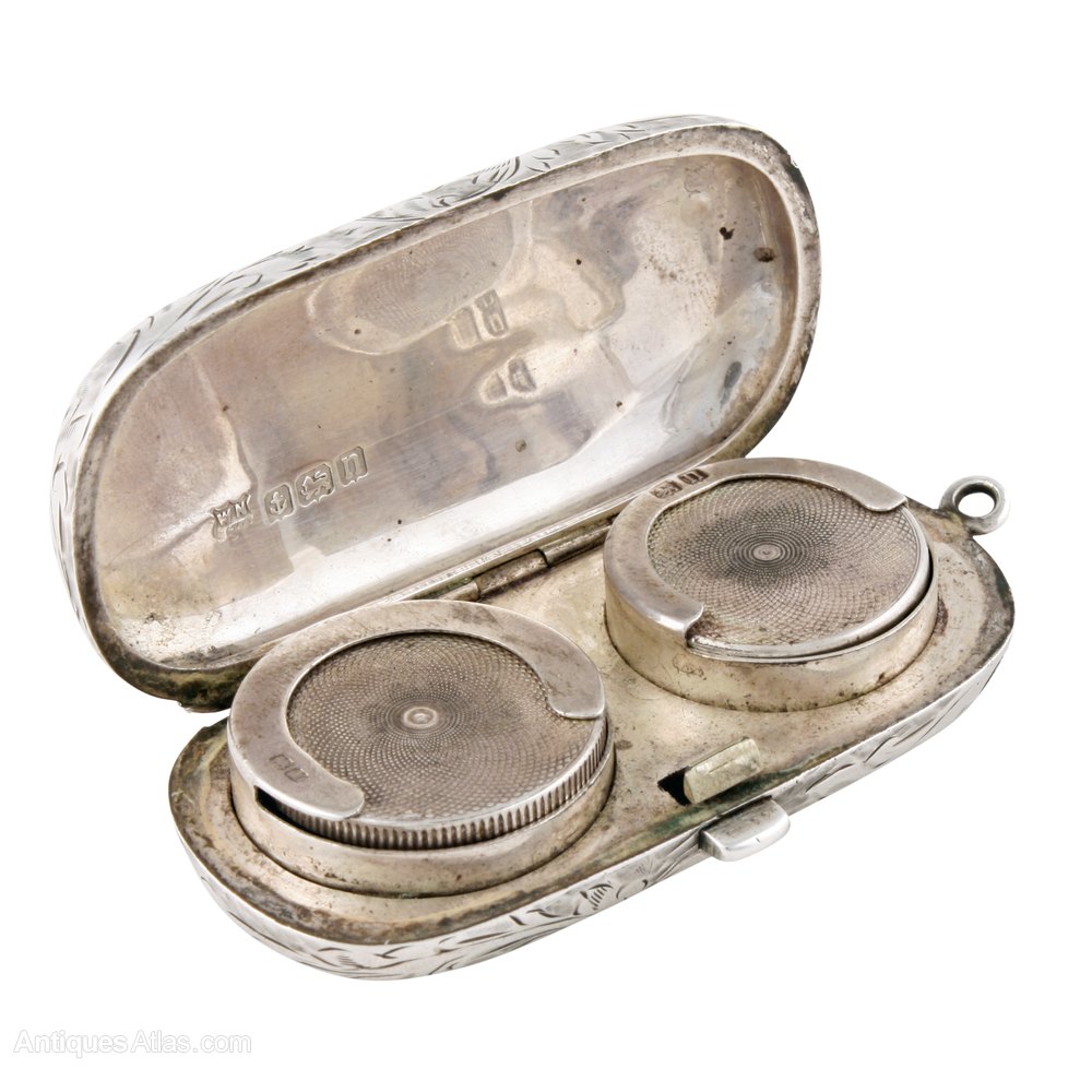 Antiques Atlas Sterling Silver Double Coin Holder