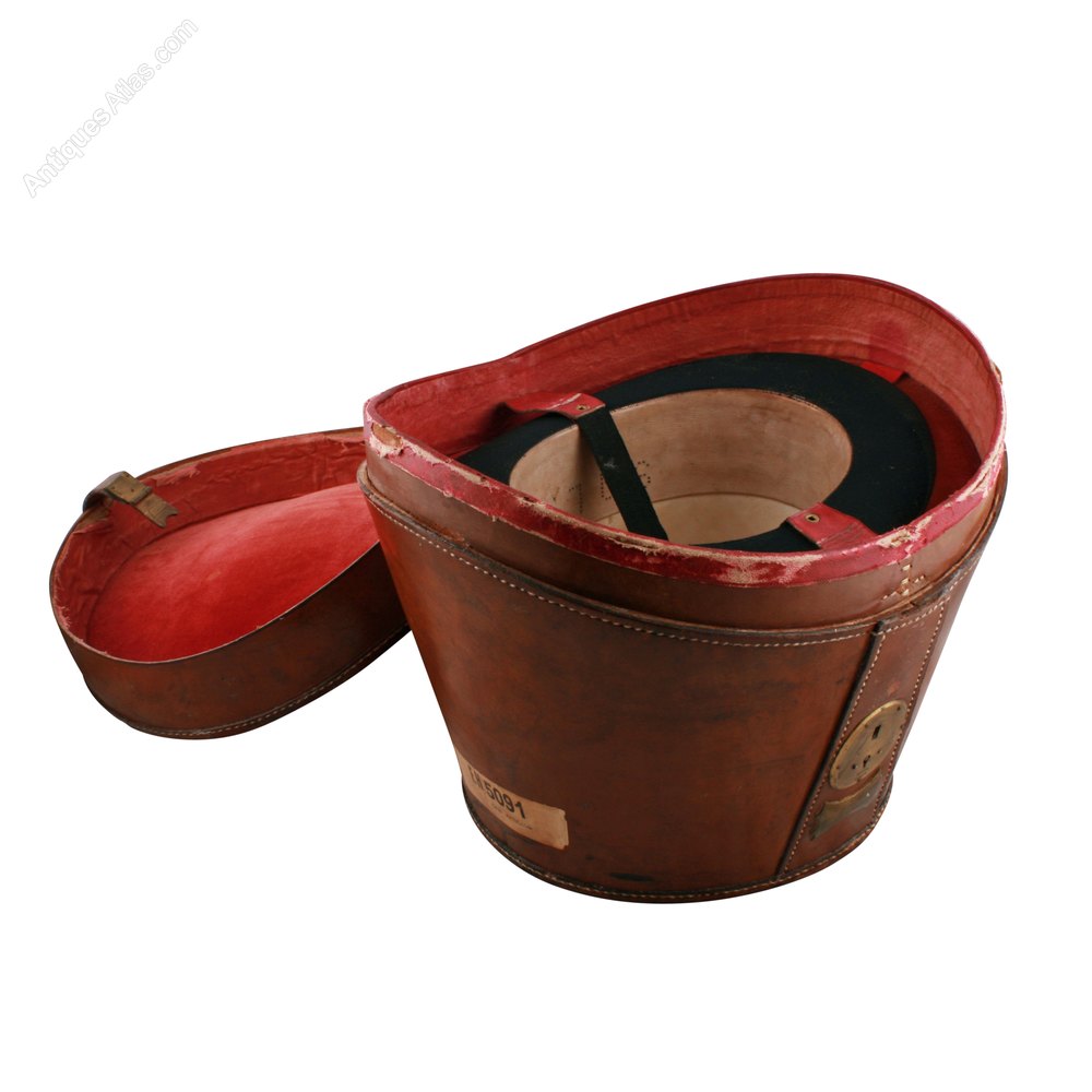 Antiques Atlas Victorian Leather Top Hat Box