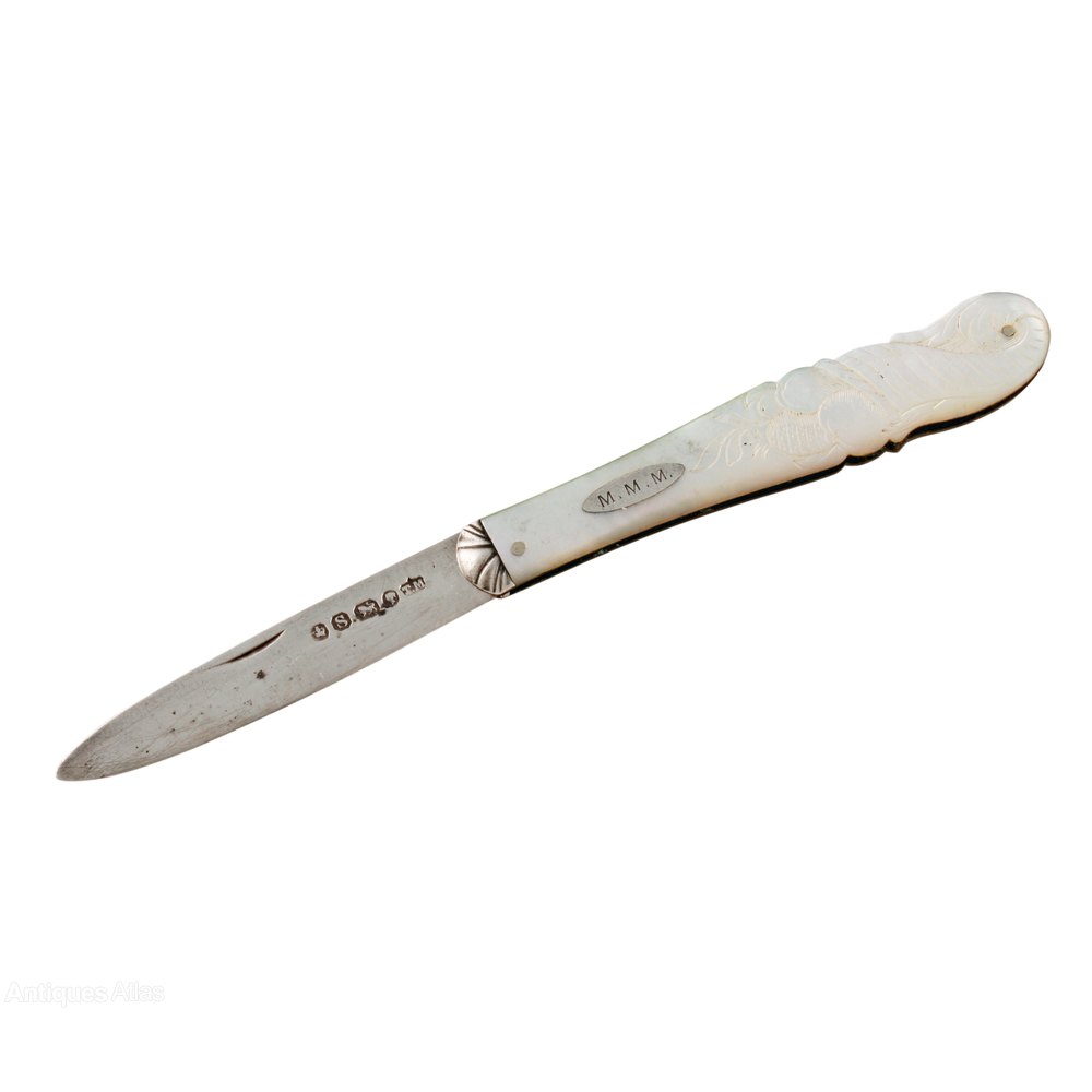 Antiques Atlas Victorian Sterling Silver Fruit Knife