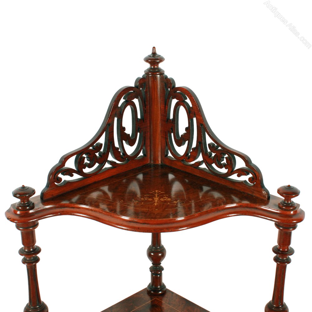 Victorian Walnut Corner Whatnot Antiques Atlas