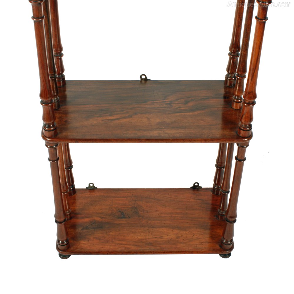 Victorian Walnut Hanging Shelves Antiques Atlas
