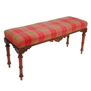 Victorian Walnut Window Seat