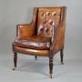 A Fine Regency Library Arm Chair