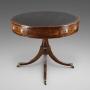 A Fine Regency Mahogany Drum Table