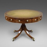 A Fine Regency Rosewood Drum Table