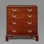 A Hepplewhite period mahogany chest of drawers