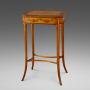 A Highly Decorative Edwardian Satinwood Work Table