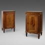 A Pair Of Mahogany Bedside Cupboards