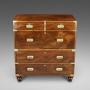 A Particularly Appealing Mahogany Military Chest