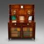 A Regency Mahogany Waterfall Bookcase