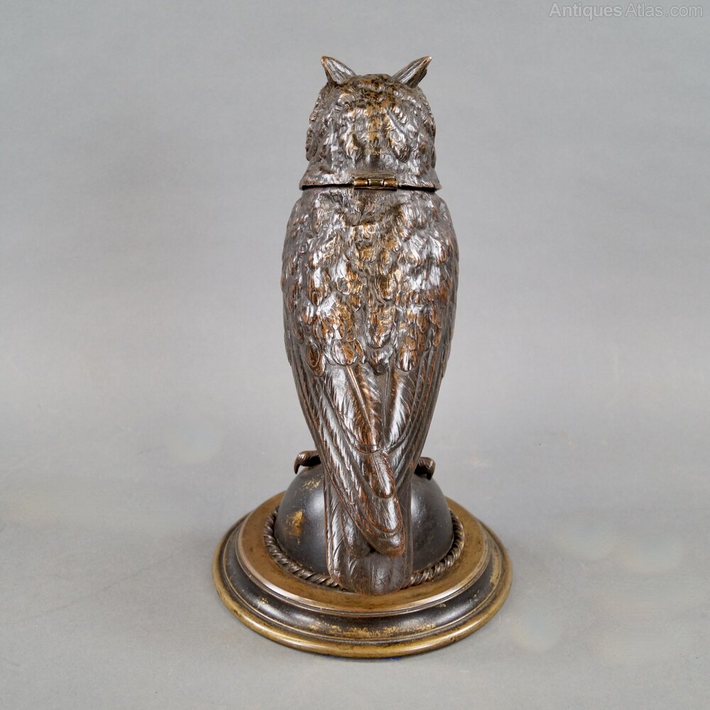 owl tobacco jar Antiques Atlas