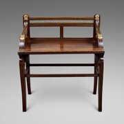 An Excellent Mahogany Jas Shoolbred Bench