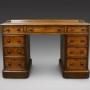An Attractive Mahogany Pedestal Desk