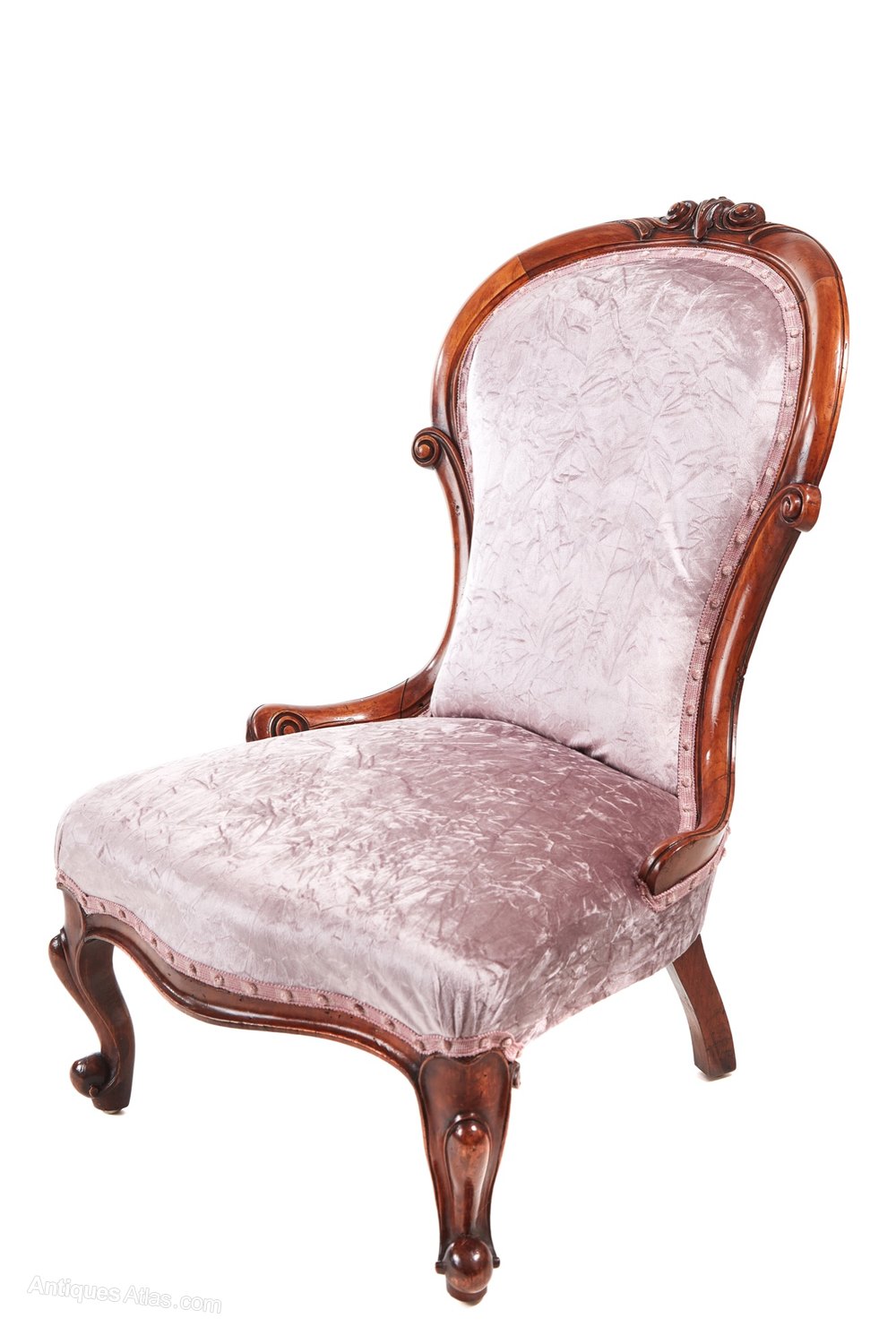 Antique Victorian Carved Walnut Ladies Chair - Antiques Atlas Antique Victorian Carved Walnut Ladies Chair ... - Antique Victorian Carved Walnut Ladies Chair - Antiques Atlas