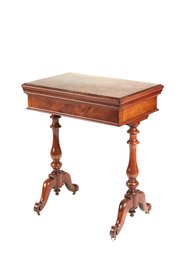 Unusual Victorian Burr Walnut Jardiniere Sidetable