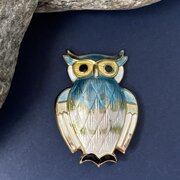 David Andersen Norwegian Silver & Enamel Brooch