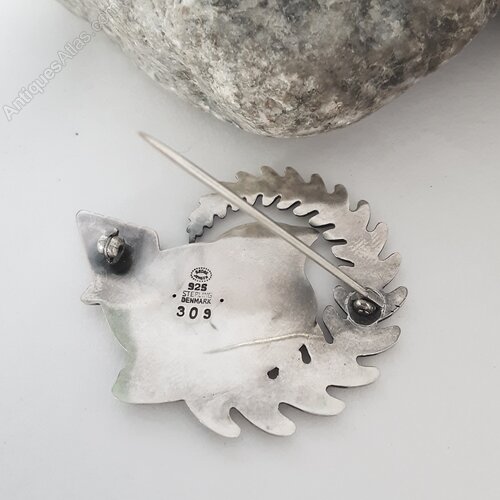 ジョージジェンセン 309 鳥 バード ブローチ S249031 ジョージ