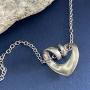 Georg Jensen Danish Silver Heart Pendant 2001