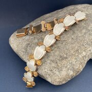 Mid Century Norwegian Silver & Enamel Bracelet