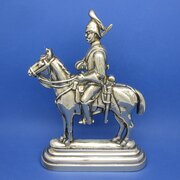 Victorian Brass Door Stop A Mounted Household Cavalry