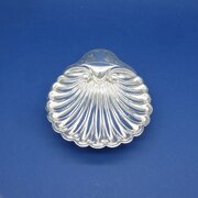 Victorian Silver Butter Shell