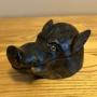Antique Victorian Black Forest Boar’s Head Inkwell