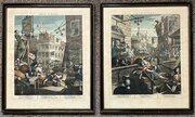 William Hogarth Beer Street & Gin Lane Prints