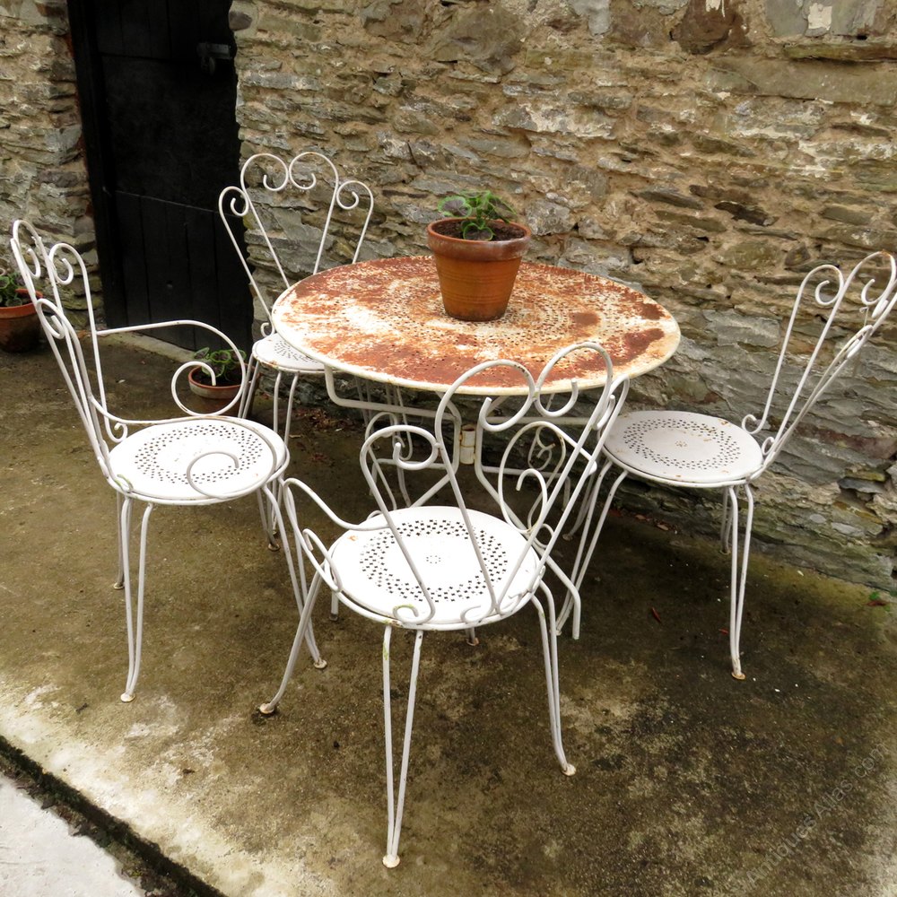 Antiques Atlas French Garden Table And Chairs Patio Set