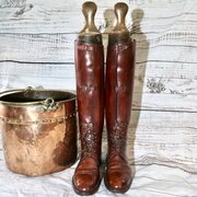 Pair Of Edwardian Field Boots By Maxwell London