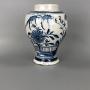English delftware Chinoiserie painted vase, c1750