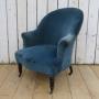 Antique French Napoleon III Tub Chair