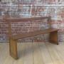 Antique French Oak Chapel Hall Bench