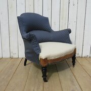 Antique Napoleon III Tub Chair