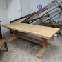 Bleached Oak Refectory Dining Table
