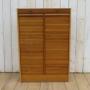 Double Tambour Front Filing Cabinet