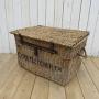 English Wicker Laundry Mill Basket