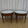 Near Pair Of Marble Top Side Tables