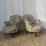 Pair Of Antique Napoleon III Tub Armchairs