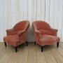 Pair Of Antique Napoleon III Tub Chairs