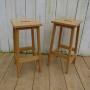 Pair Of Tall Vintage Bar Stools