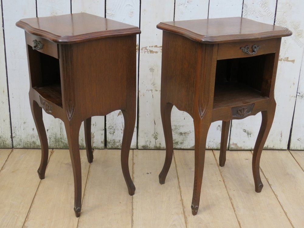 Pair Of Vintage French Bedside Antiques Atlas