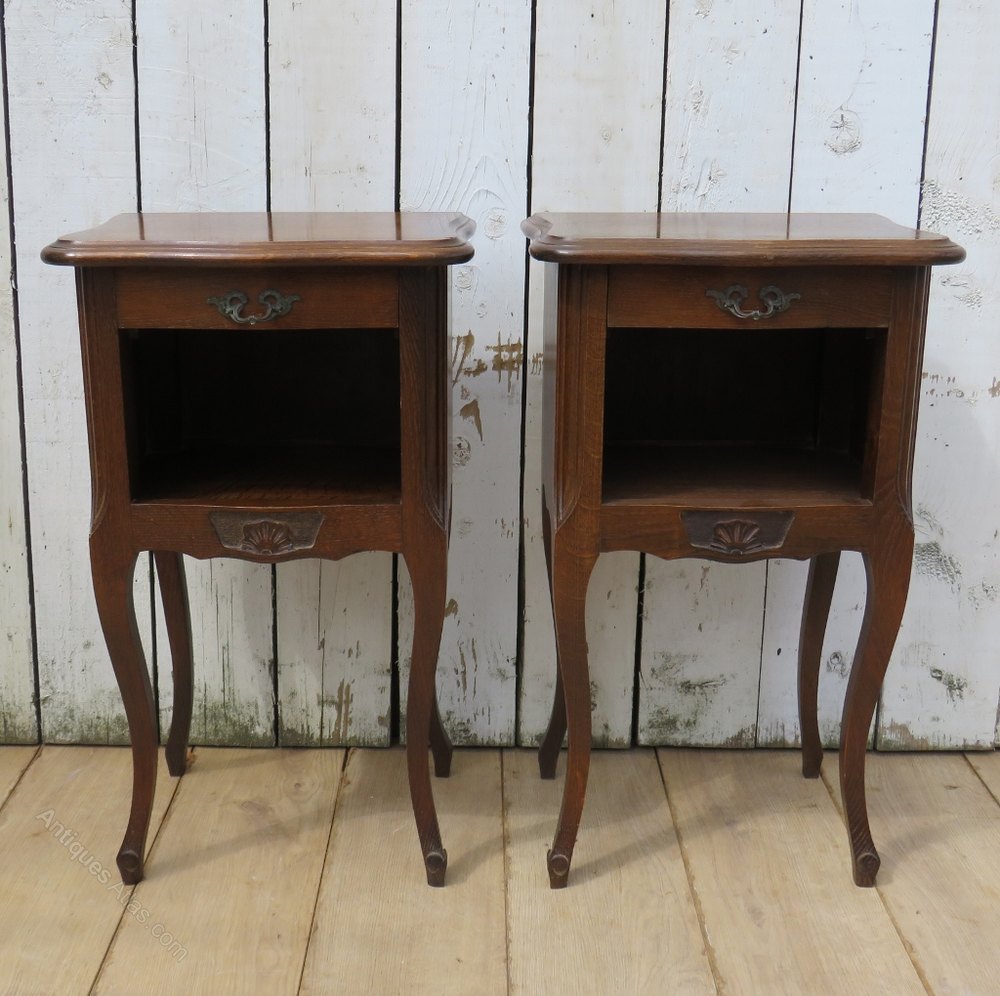 Pair Of Vintage French Bedside Antiques Atlas