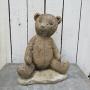 Weathered Garden Stone Teddy Ornament