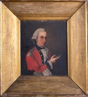 18th Century Portrait Of An Officer (Irish School)